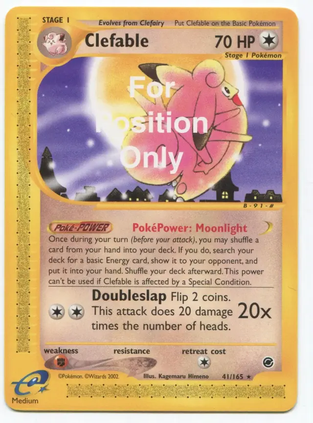 Clefable [For Position Only] - Pokemon Expedition #41