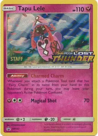 Tapu Lele [Prerelease Staff] - Pokemon Prerelease & Staff Promos #SM152