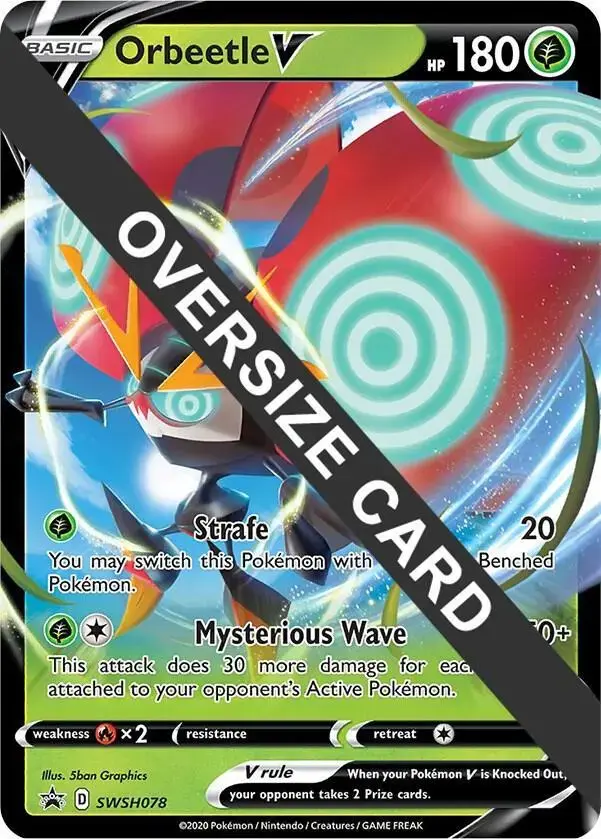 Orbeetle V [Jumbo] - Pokemon Jumbo Cards #SWSH078