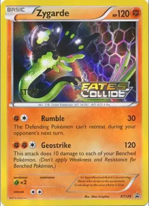 Zygarde [Staff] - Pokemon Prerelease & Staff Promos #XY129