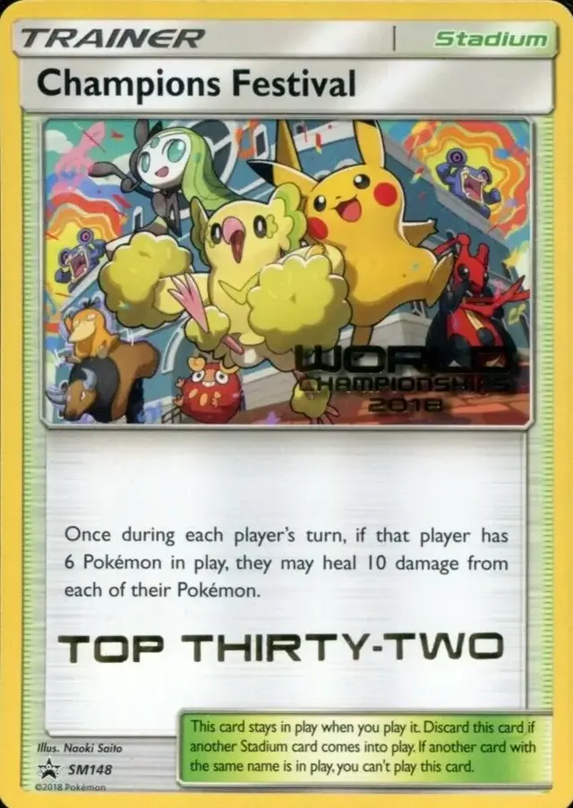 Champions Festival [Top Thirty-Two] - Pokemon Tournament Promos #SM148