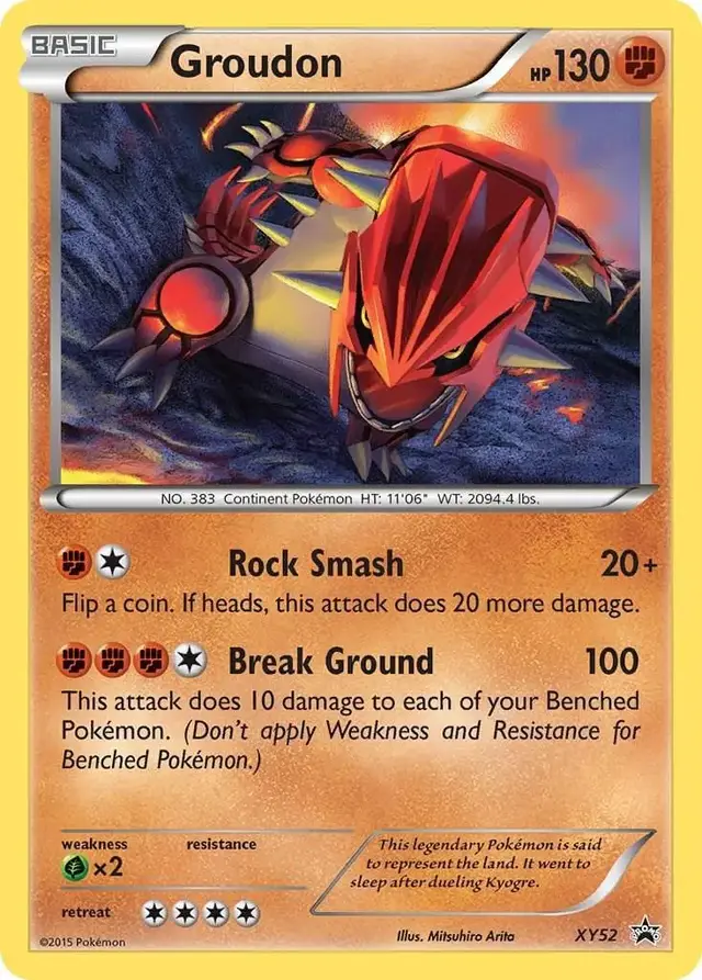 Groudon [Jumbo] - Pokemon Jumbo Cards #XY52
