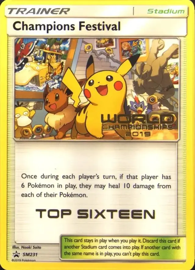Champions Festival [Top Sixteen] - Pokemon Tournament Promos #SM231
