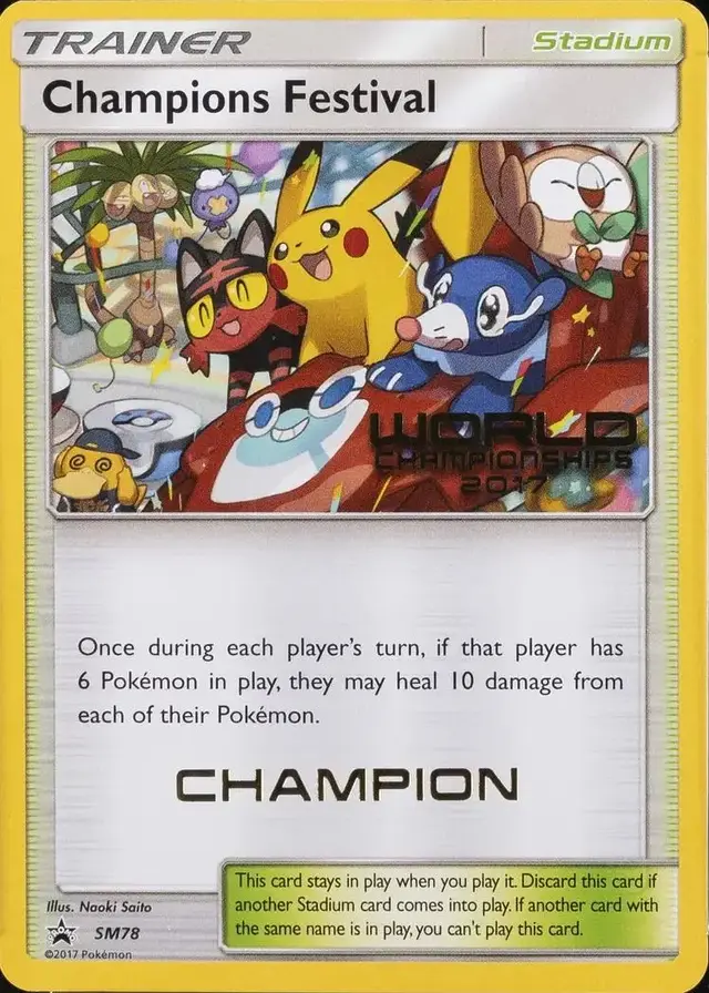 Champions Festival [Champion] - Pokemon Tournament Promos #SM78