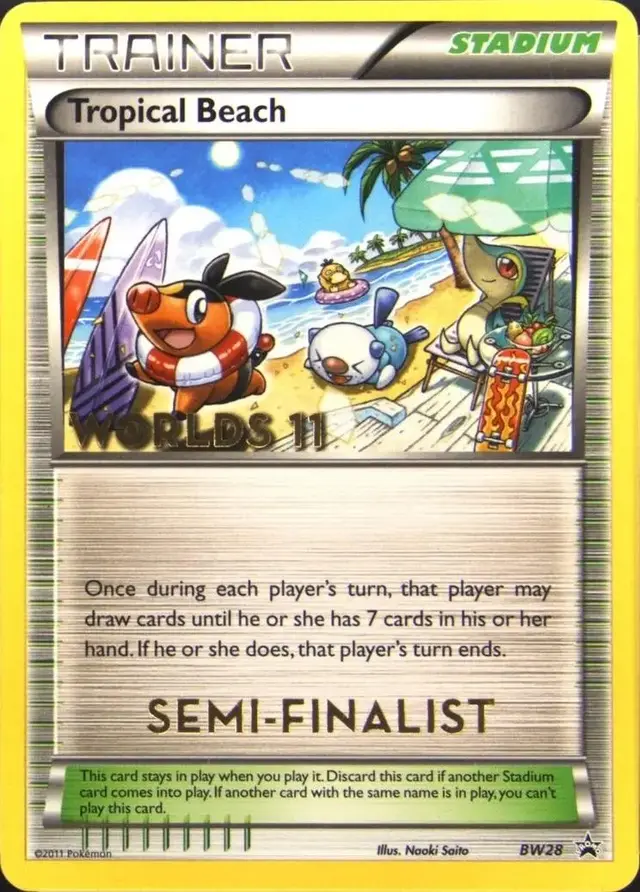 Tropical Beach [Semi-Finalist] - Pokemon Tournament Promos #BW28