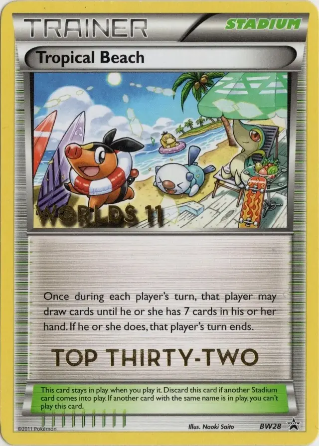 Tropical Beach [Top Thirty-Two] - Pokemon Tournament Promos #BW28