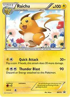 Raichu - Pokemon Black and White Promos #BW78
