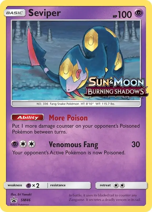 Seviper - Pokemon SM Promos #SM46