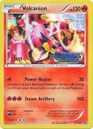 Volcanion [Prerelease Staff] - Pokemon Prerelease & Staff Promos #XY145