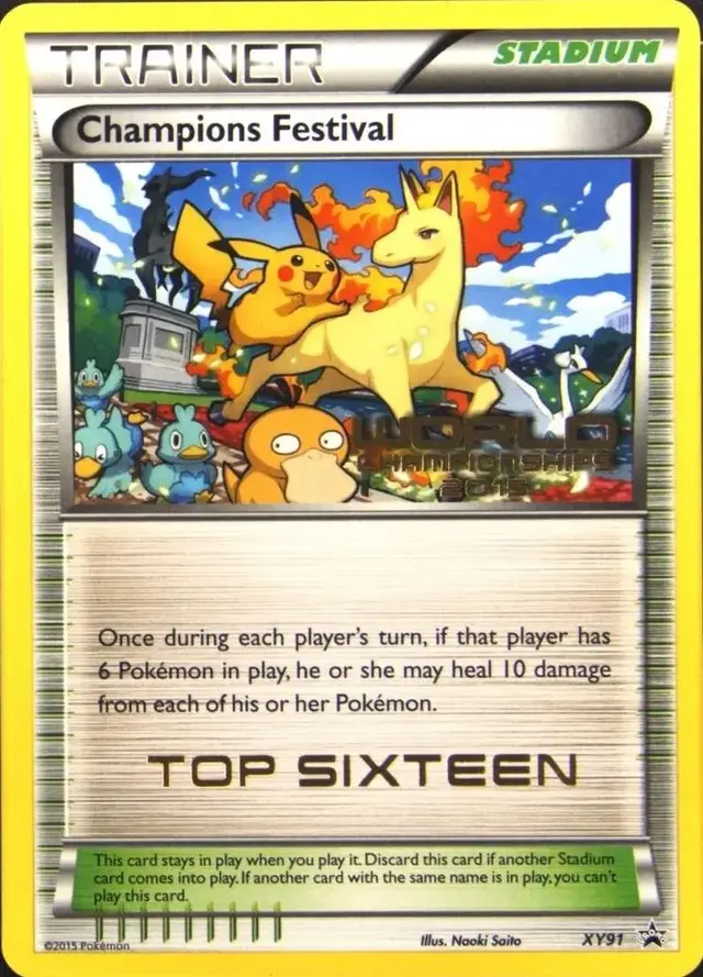 Champions Festival [Top Sixteen] - Pokemon Tournament Promos #XY91