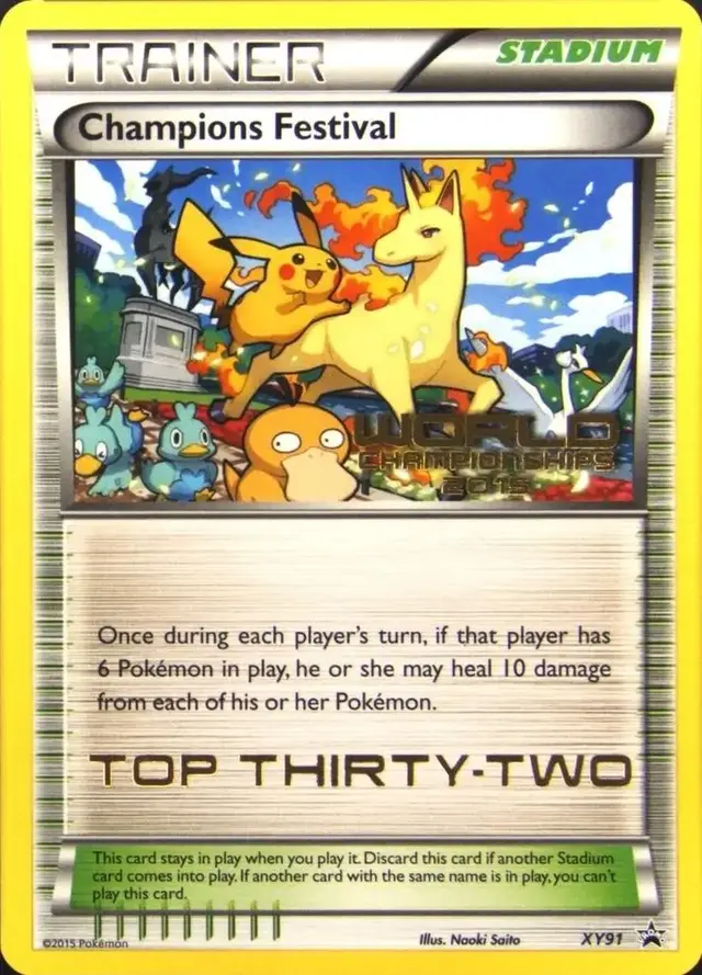 Champions Festival [Top Thirty-Two] - Pokemon Tournament Promos #XY91