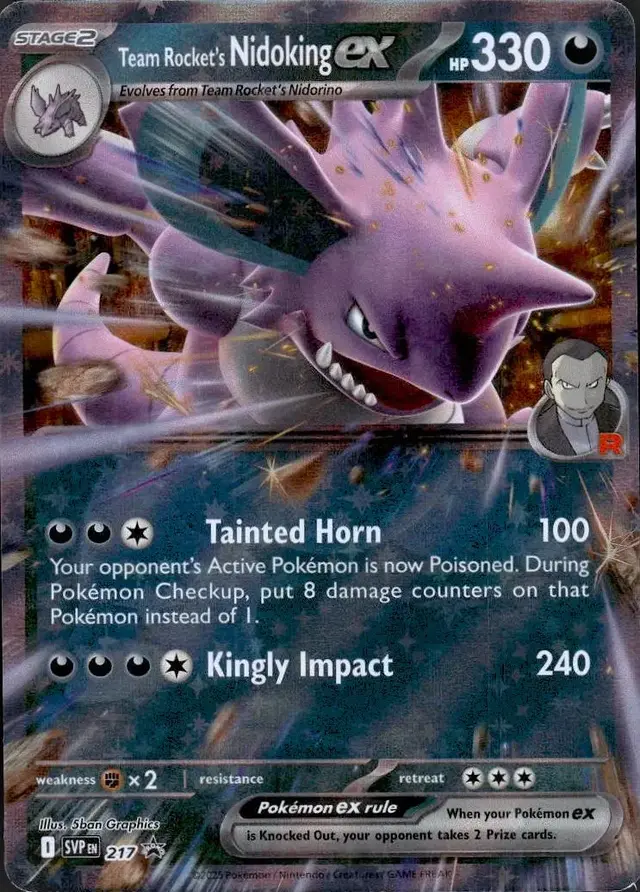 Team Rocket's Nidoking Ex