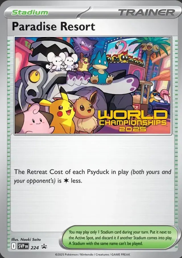 Paradise Resort [World Championships 2025] - Pokemon Tournament Promos #224