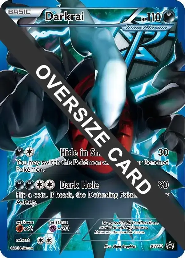 Darkrai [Jumbo] - Pokemon Jumbo Cards #BW73