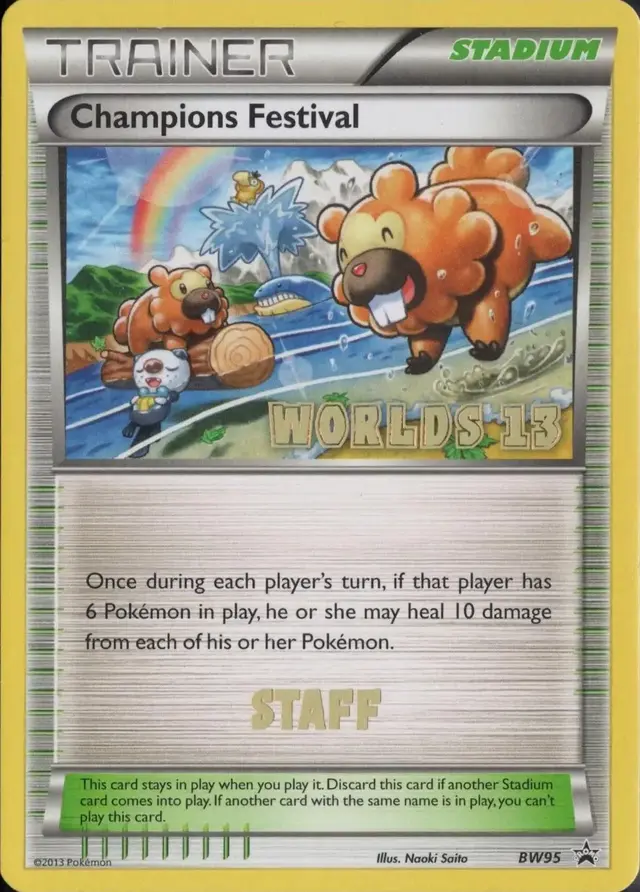 Champions Festival [Staff] - Pokemon Prerelease & Staff Promos #BW95