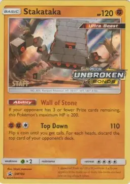Stakataka [Staff] - Pokemon Prerelease & Staff Promos