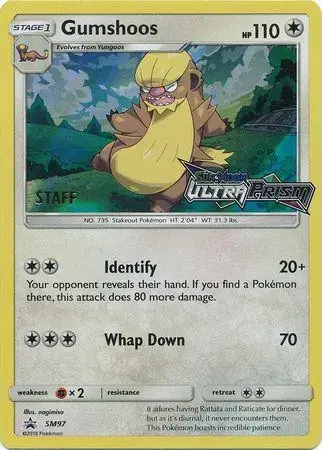 Gumshoos [Prerelease Staff] - Pokemon Prerelease & Staff Promos #SM97