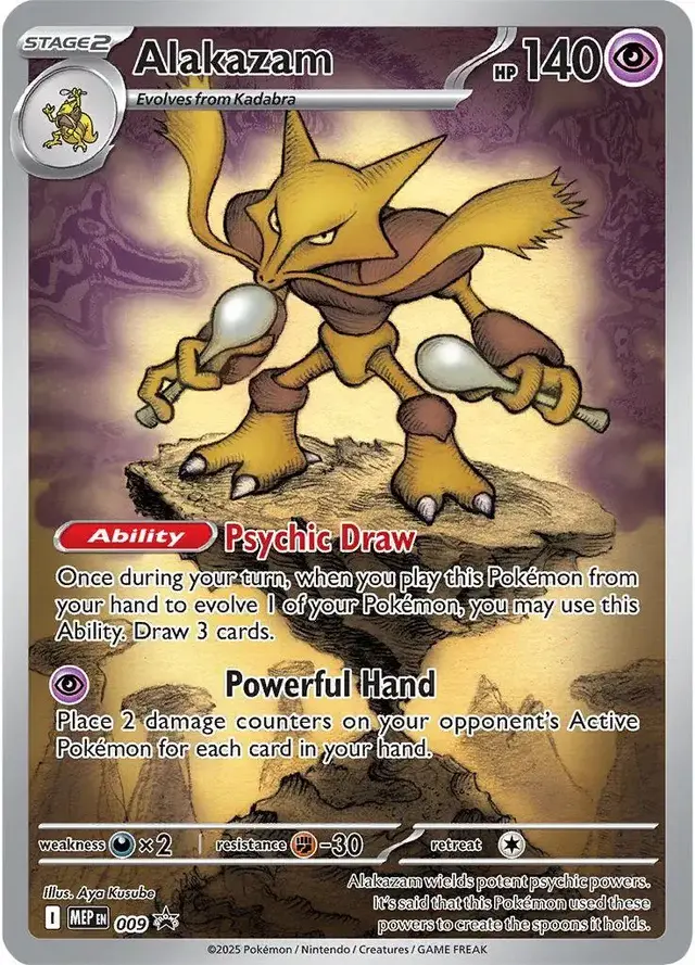 Alakazam - Pokemon Mega Evolution Promos #9