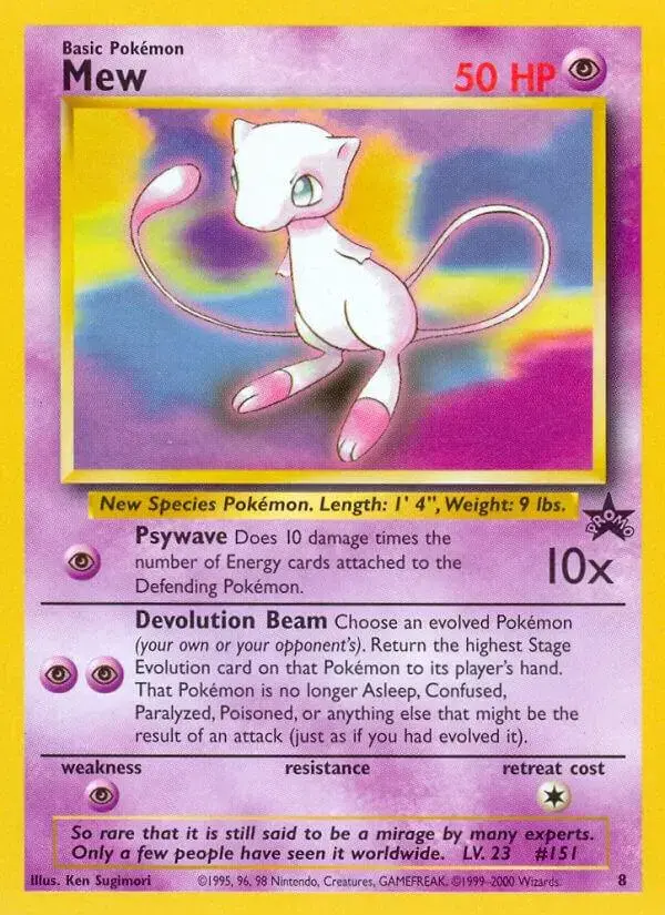 Mew - Pokemon WoTC Promos #8