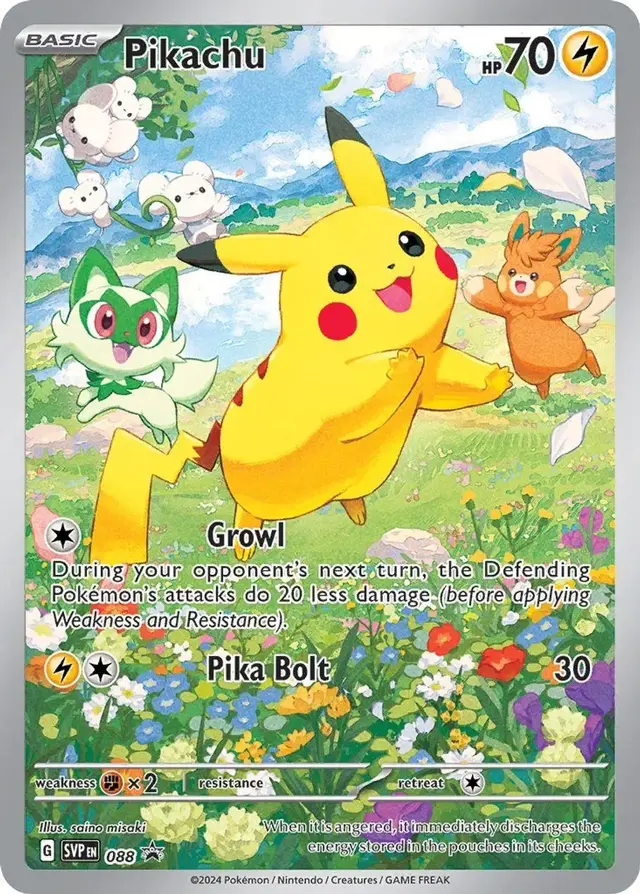 Pikachu - Pokemon Scarlet & Violet Promos #88