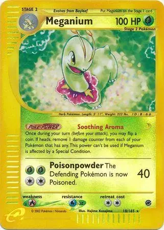 Meganium [Reverse Holo] - Pokemon Expedition #18