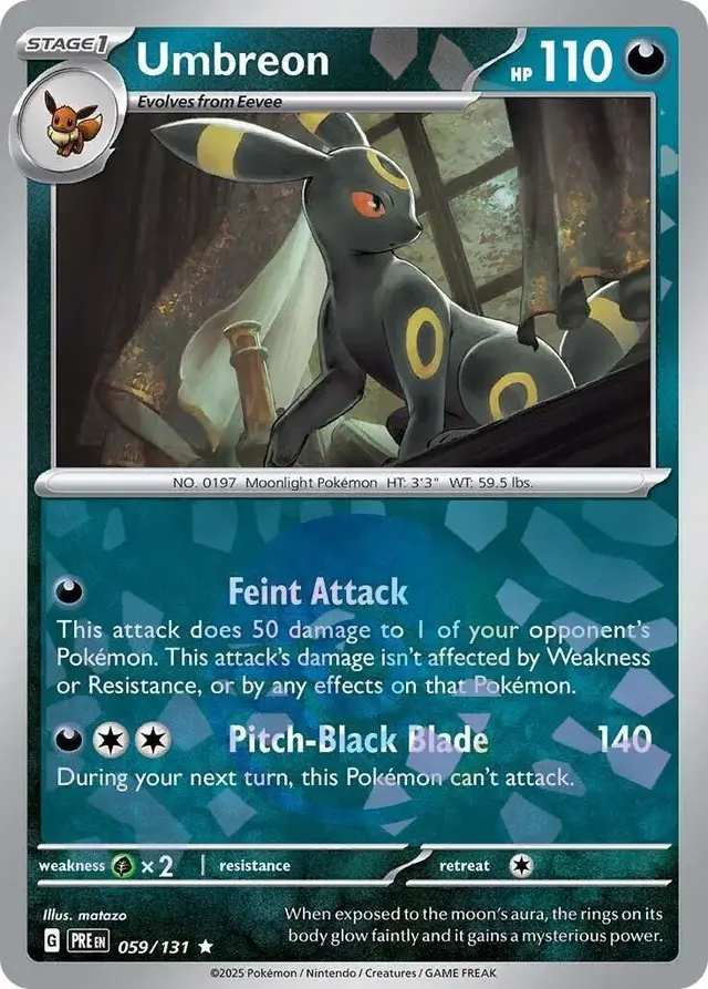Umbreon [Poke Ball] - Pokemon Prismatic Evolutions #59