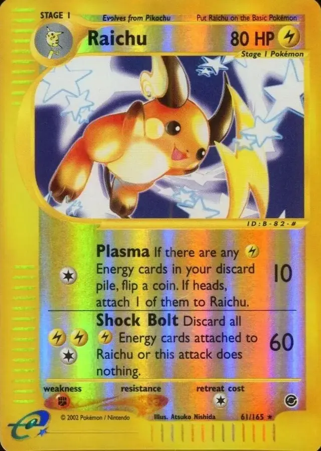 Raichu [Reverse Holo] - Pokemon Expedition #61