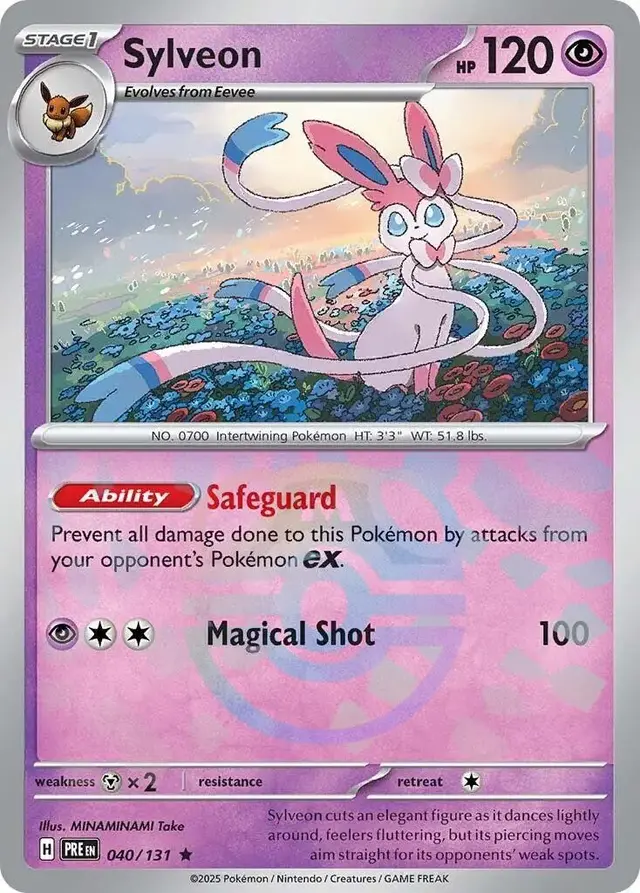 Sylveon [Master Ball] - Pokemon Prismatic Evolutions #40