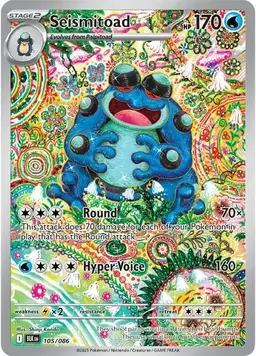 Seismitoad #105 - Pokemon Black Bolt