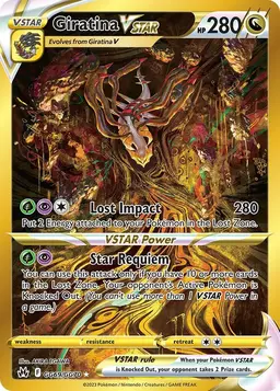 Giratina VSTAR #GG69 - Pokemon Crown Zenith