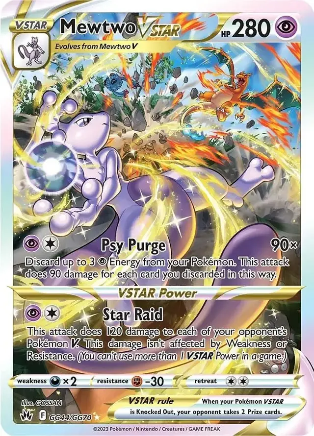 Mewtwo VSTAR - Pokemon Crown Zenith #GG44