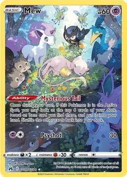 Mew GG10 - Pokemon Crown Zenith