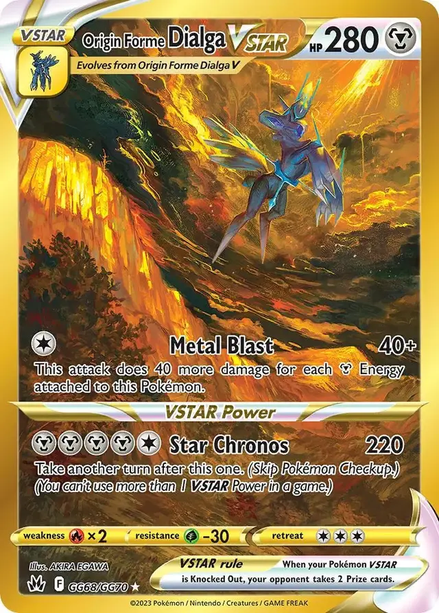Origin Forme Dialga VSTAR - Pokemon Crown Zenith #GG68