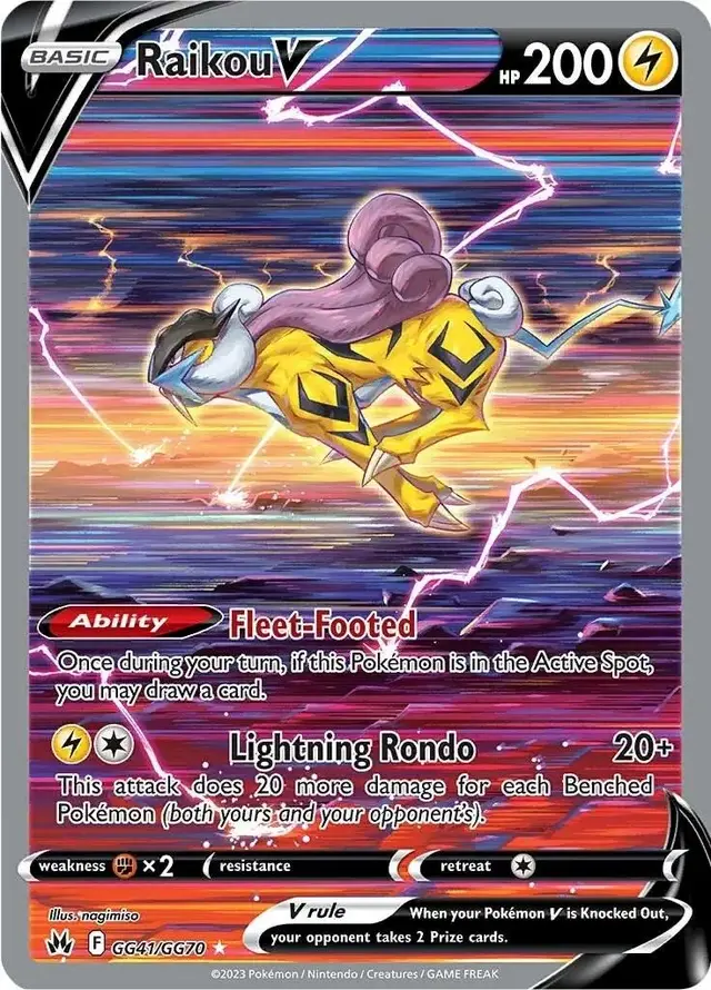 Raikou V - Pokemon Crown Zenith #GG41