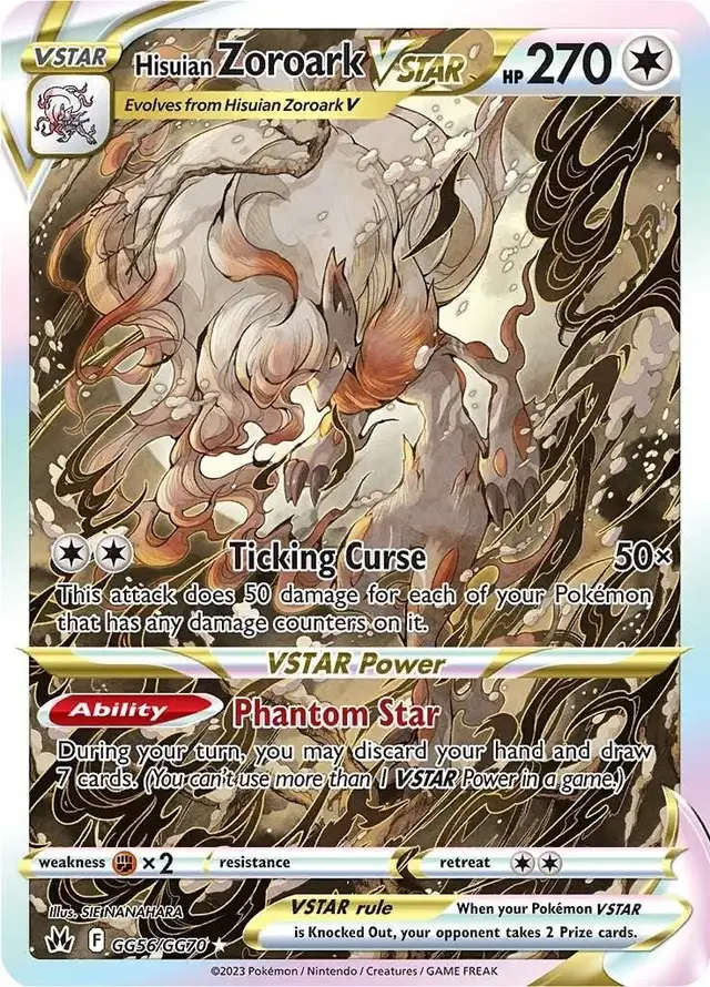 Hisuian Zoroark VSTAR - Pokemon Crown Zenith #GG56