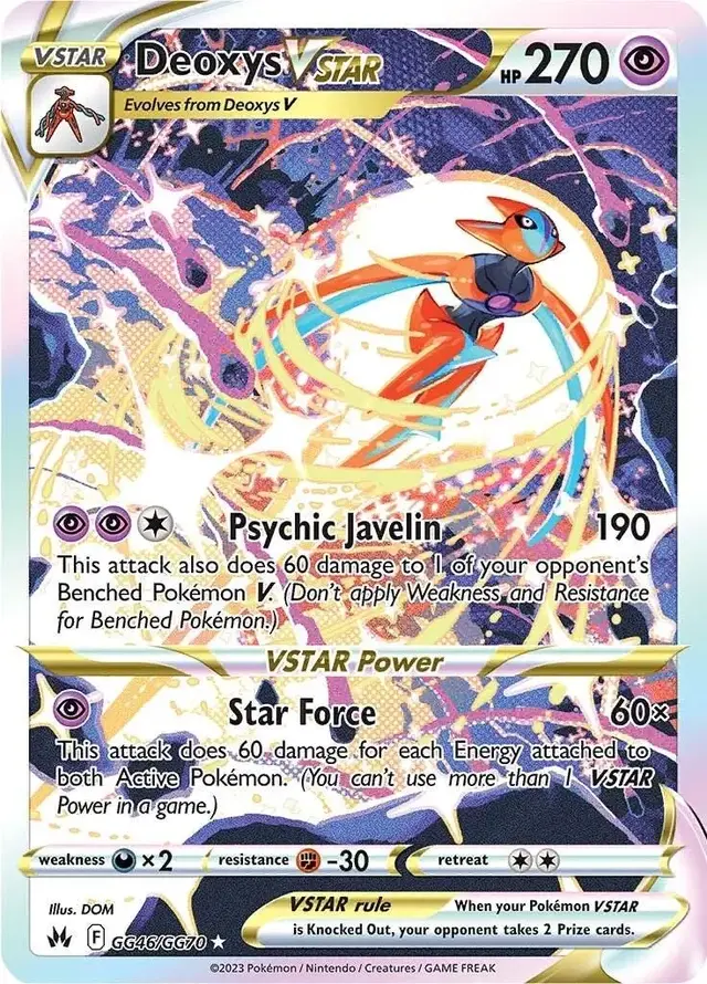 Deoxys VSTAR - Pokemon Crown Zenith #GG46
