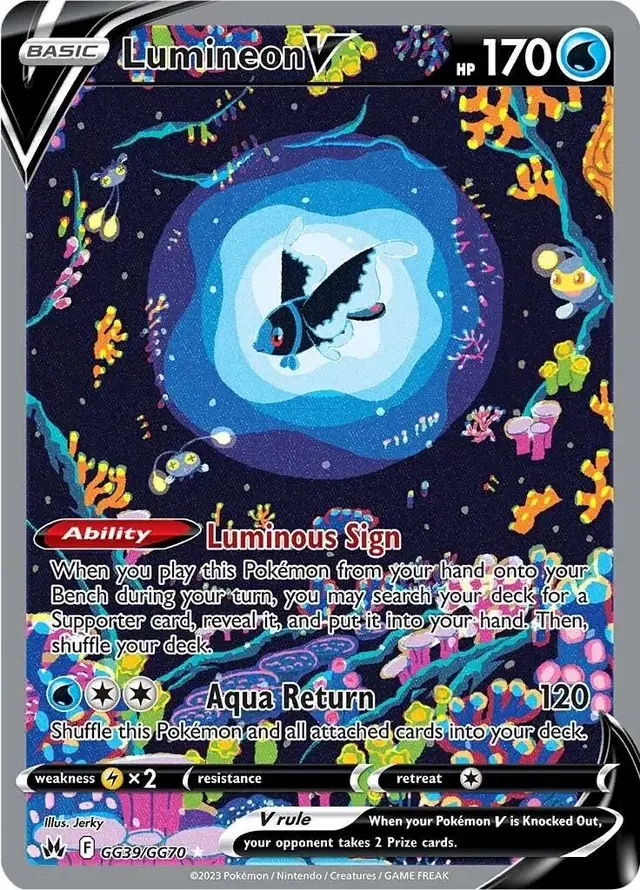 Lumineon V - Pokemon Crown Zenith #GG39