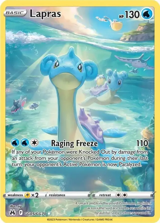 Lapras - Pokemon Crown Zenith #GG05