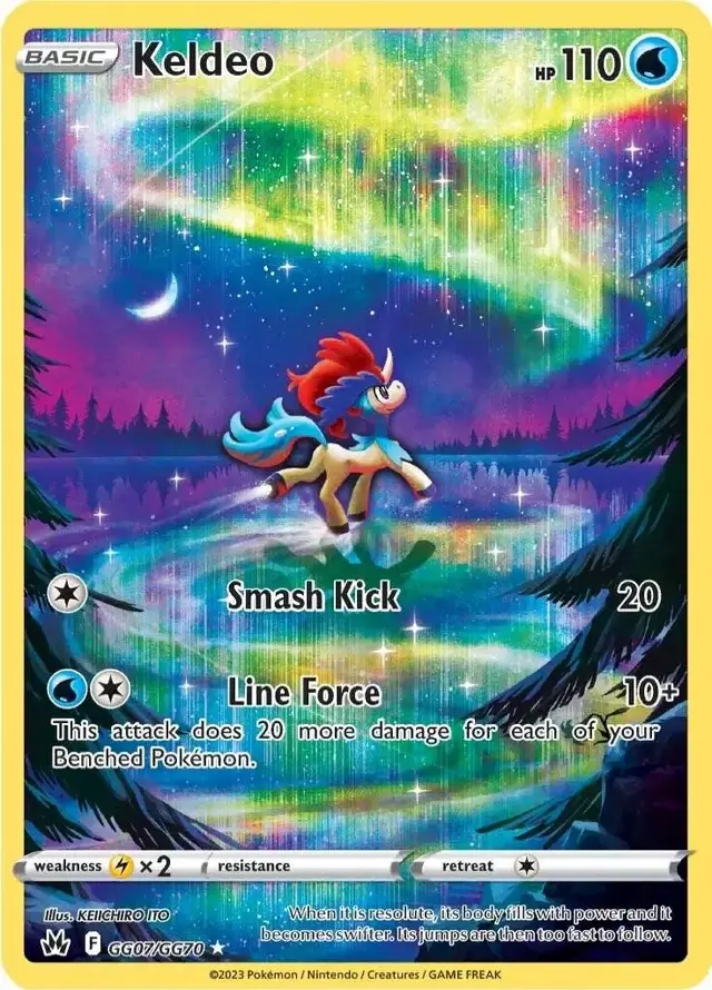Keldeo - Pokemon Crown Zenith #GG07