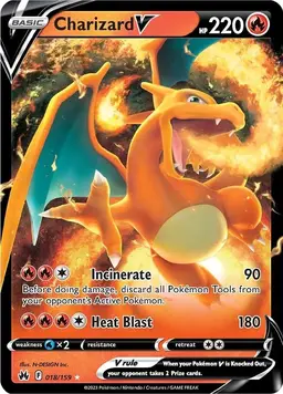 Charizard V 18 - Pokemon Crown Zenith