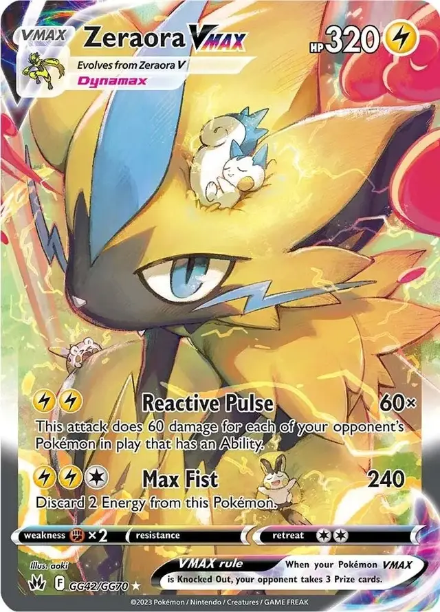 Zeraora VMAX - Pokemon Crown Zenith #GG42
