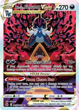Hisuian Samurott VStar GG52 - Pokemon Crown Zenith