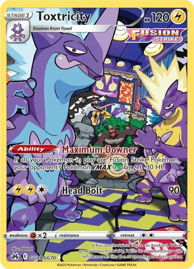 Toxtricity - Pokemon Crown Zenith #GG09