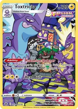 Toxtricity GG09 - Pokemon Crown Zenith