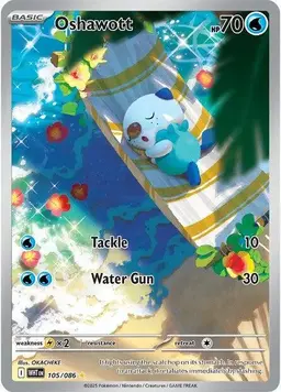 Oshawott #105 - Pokemon White Flare