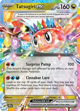 Tatsugiri ex 142 - Pokemon Surging Sparks