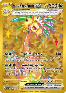 Alolan Exeggutor ex 248 - Pokemon Surging Sparks