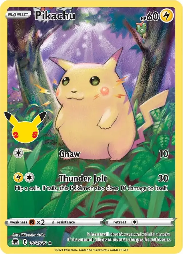 Pikachu - Pokemon Celebrations #5