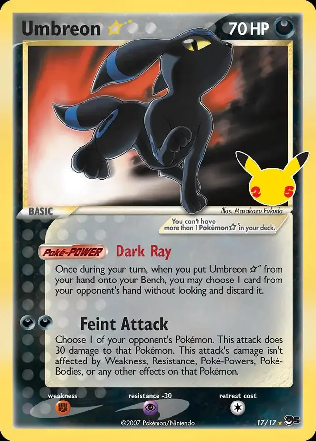 Umbreon [Gold Star] - Pokemon Celebrations #17
