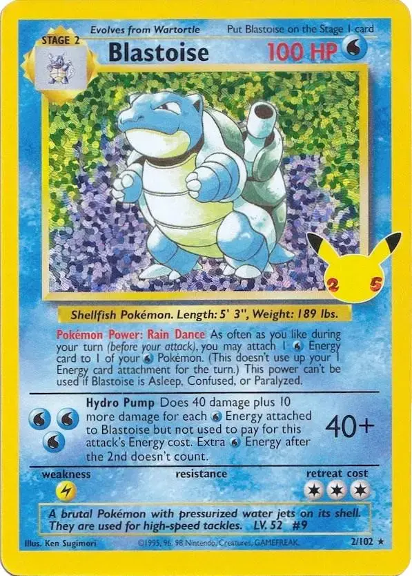 Blastoise - Pokemon Celebrations #2